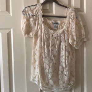 Boutique cream blouse
